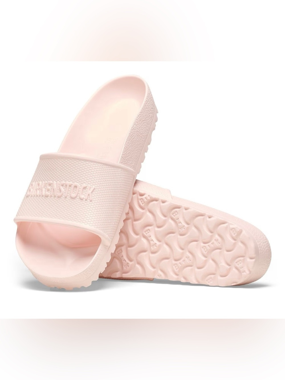 Birkenstock Women's 7 Barbados Essential Luxury Slide Sandal Blush Pink Barbie